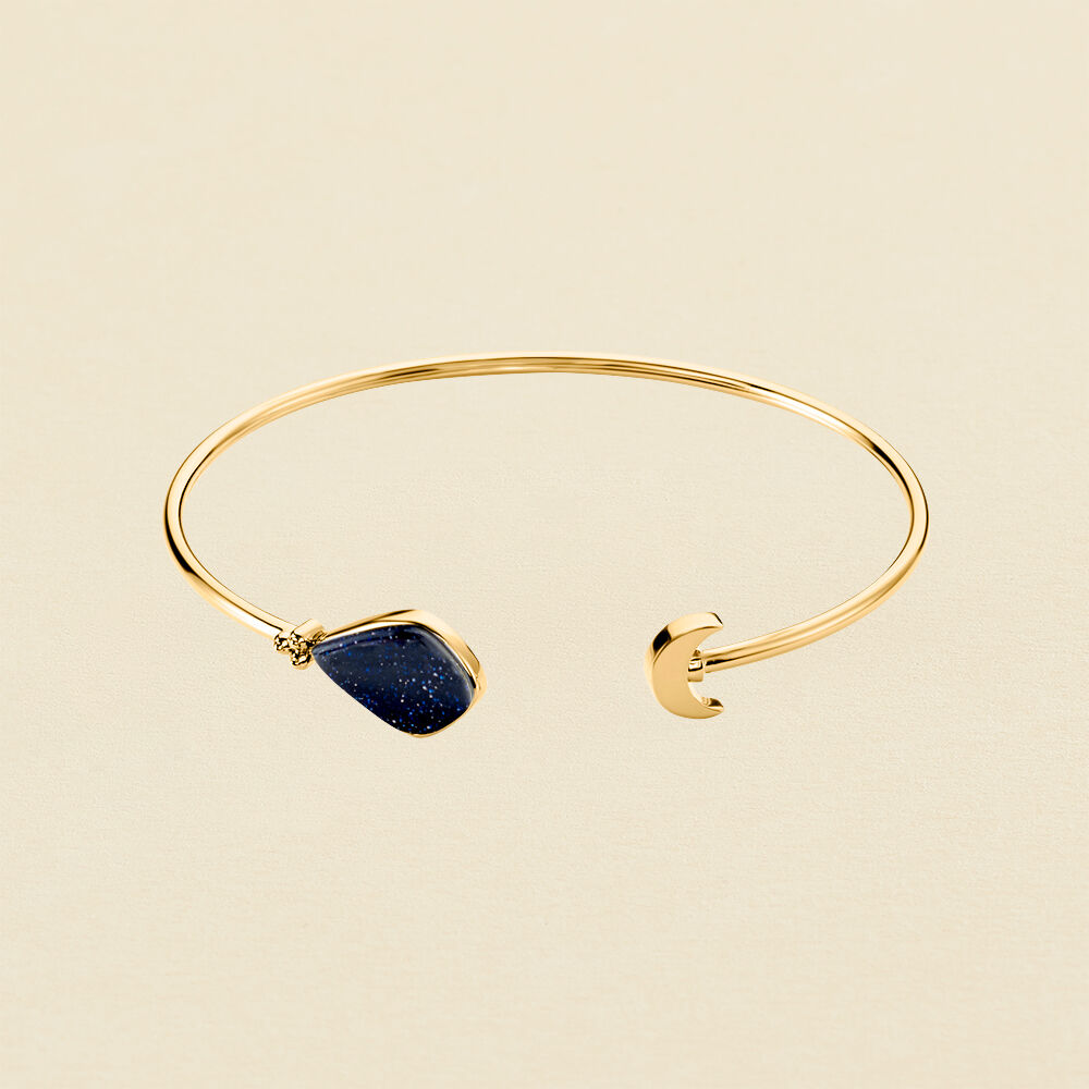 Pulsera rígida CREPUSCULE - Azul / Oro - Pulsera rígida  | Agatha
