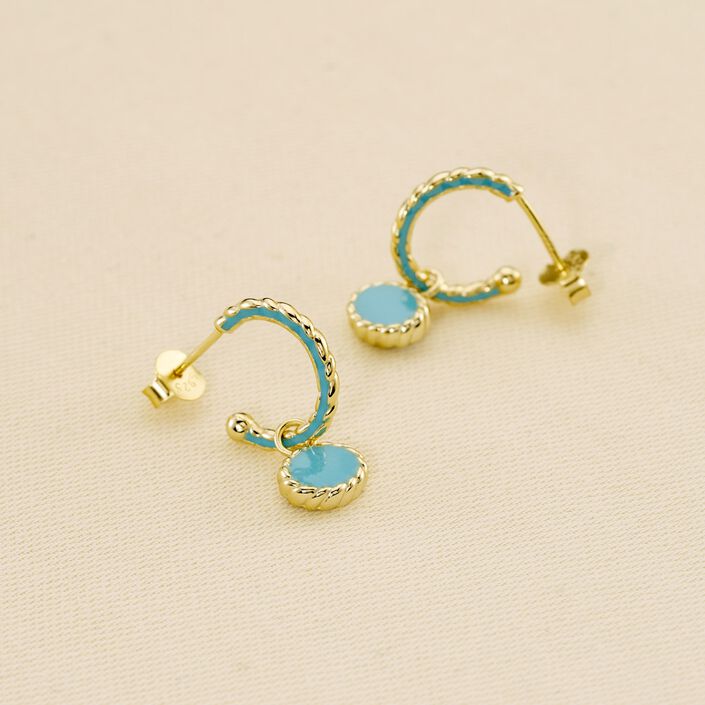 Criollas ATMA - Lapis/ azul - Pendientes  | Agatha