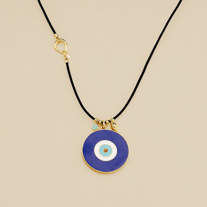 Collar largo CYCLADES - Azul / Oro - Collares  | Agatha