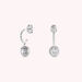 Criollas IMPERIAL - Cristal / Plateado - Pendientes  | Agatha