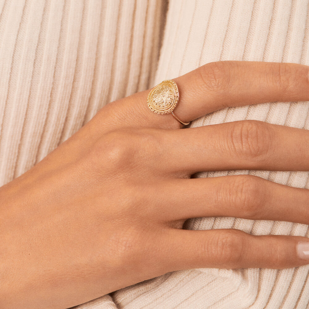Anillo fino ALICE - Dorado - Outlet  | Agatha