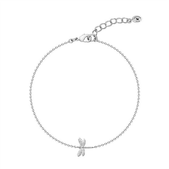 Pulsera de cadena TINY - Cristal / Plateado - Pulseras  | Agatha