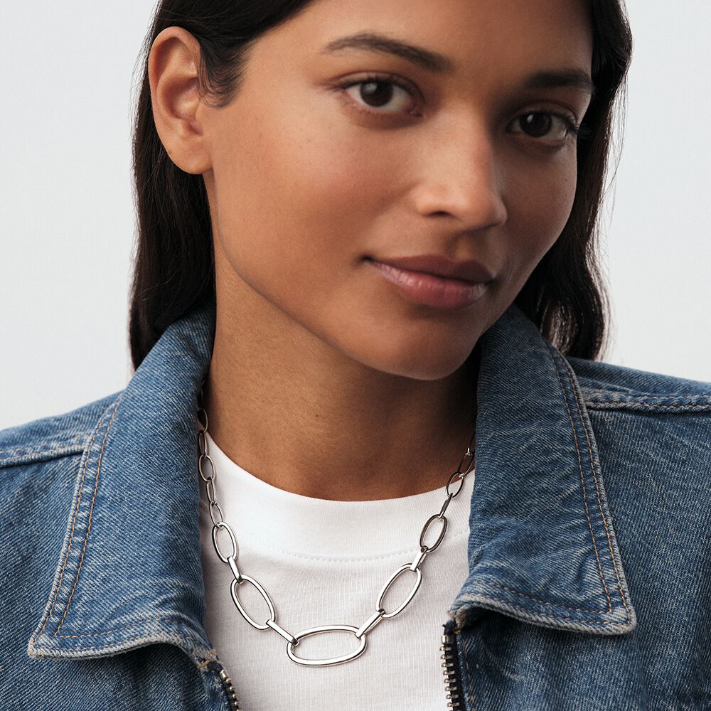 Collar corto CHAIN - Plateado - Collar corto  | Agatha