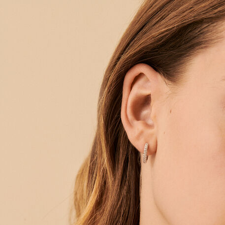Criollas AUSTRAL - Cristal / Plateado - Pendientes  | Agatha