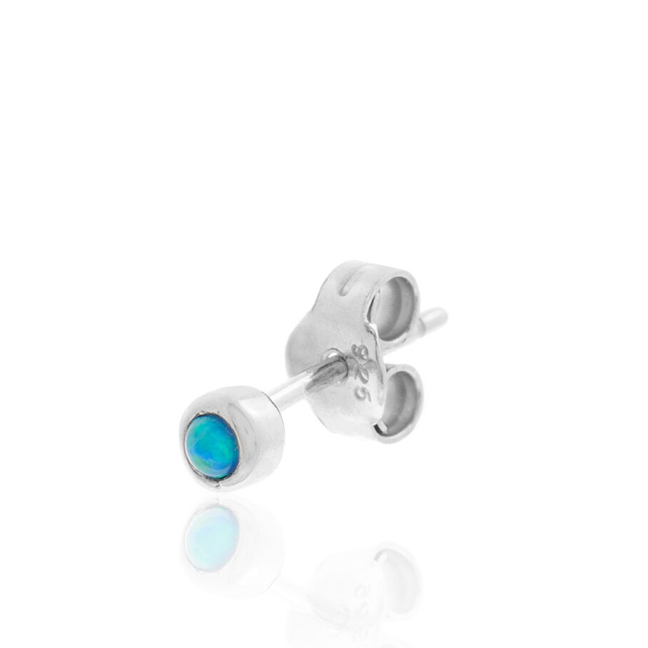 Piercing mini OPALO - Azul / Plata - Piercings  | Agatha