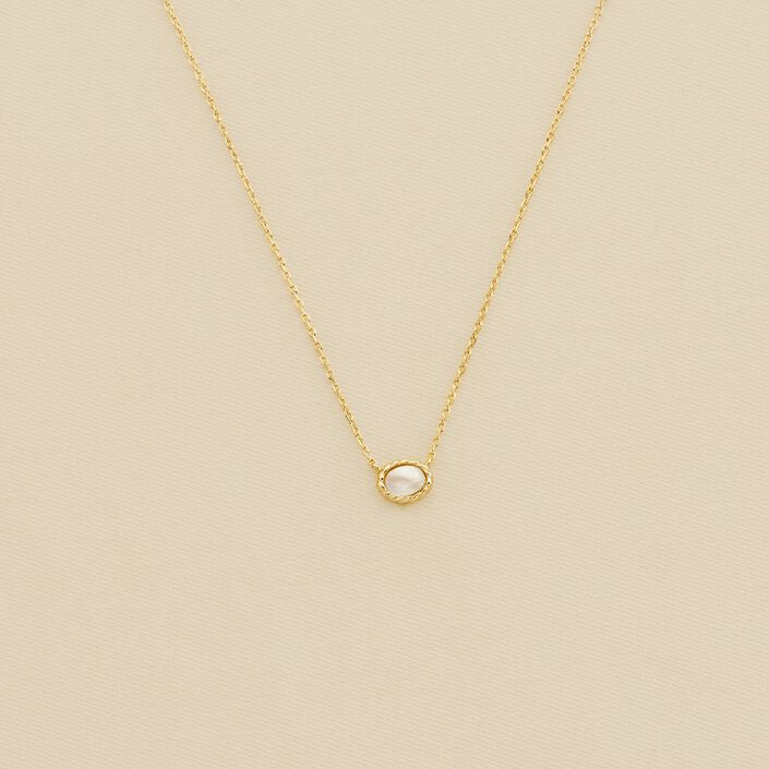 Collar corto ATMA - Madre perla / Rosa - Collares  | Agatha