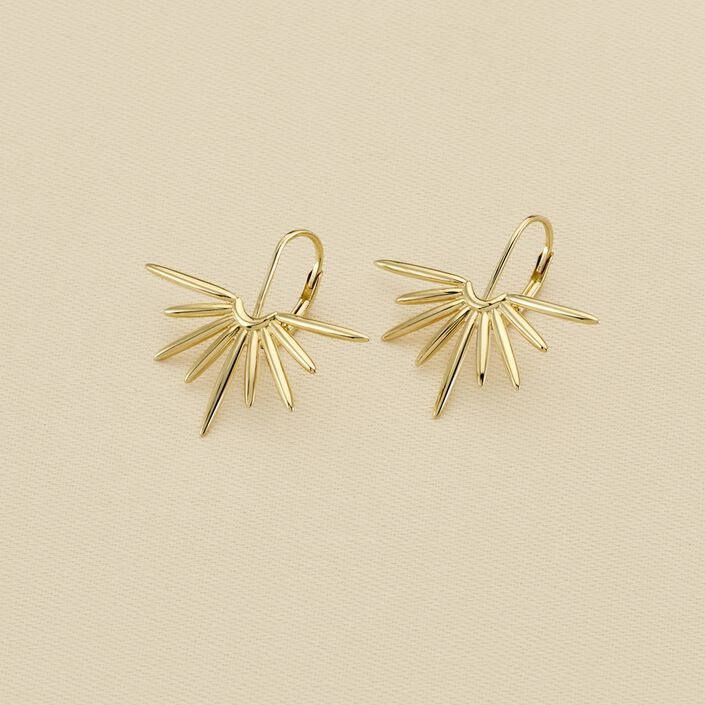 Pendientes largos RADIEUX - Dorado - Pendientes  | Agatha