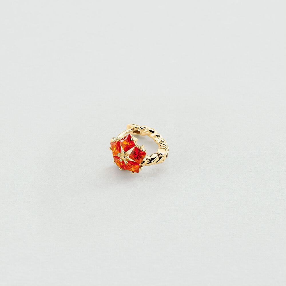 Criolla individual FLOR MIX & MATCH - Naranja / Oro - Criollas  | Agatha