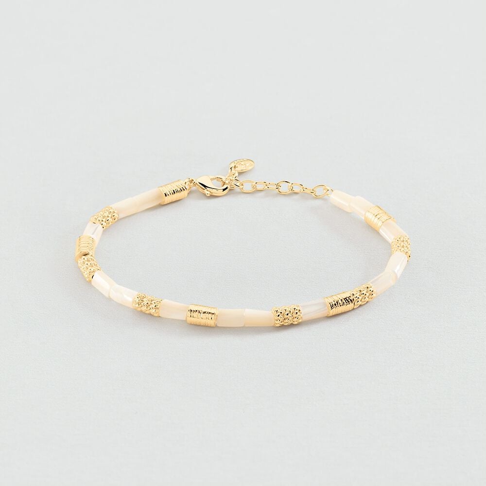 Pulsera de cadena PETRA - N&aacute;car / Oro - Pulsera de cadena  | Agatha