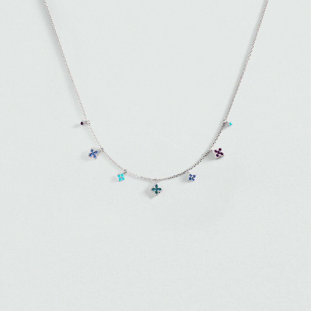 Collar corto BELOVED - Multicolor / Plata - Collar corto  | Agatha
