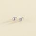 Pendientes cortos IMPERIAL - Cristal / Plateado - Pendientes  | Agatha