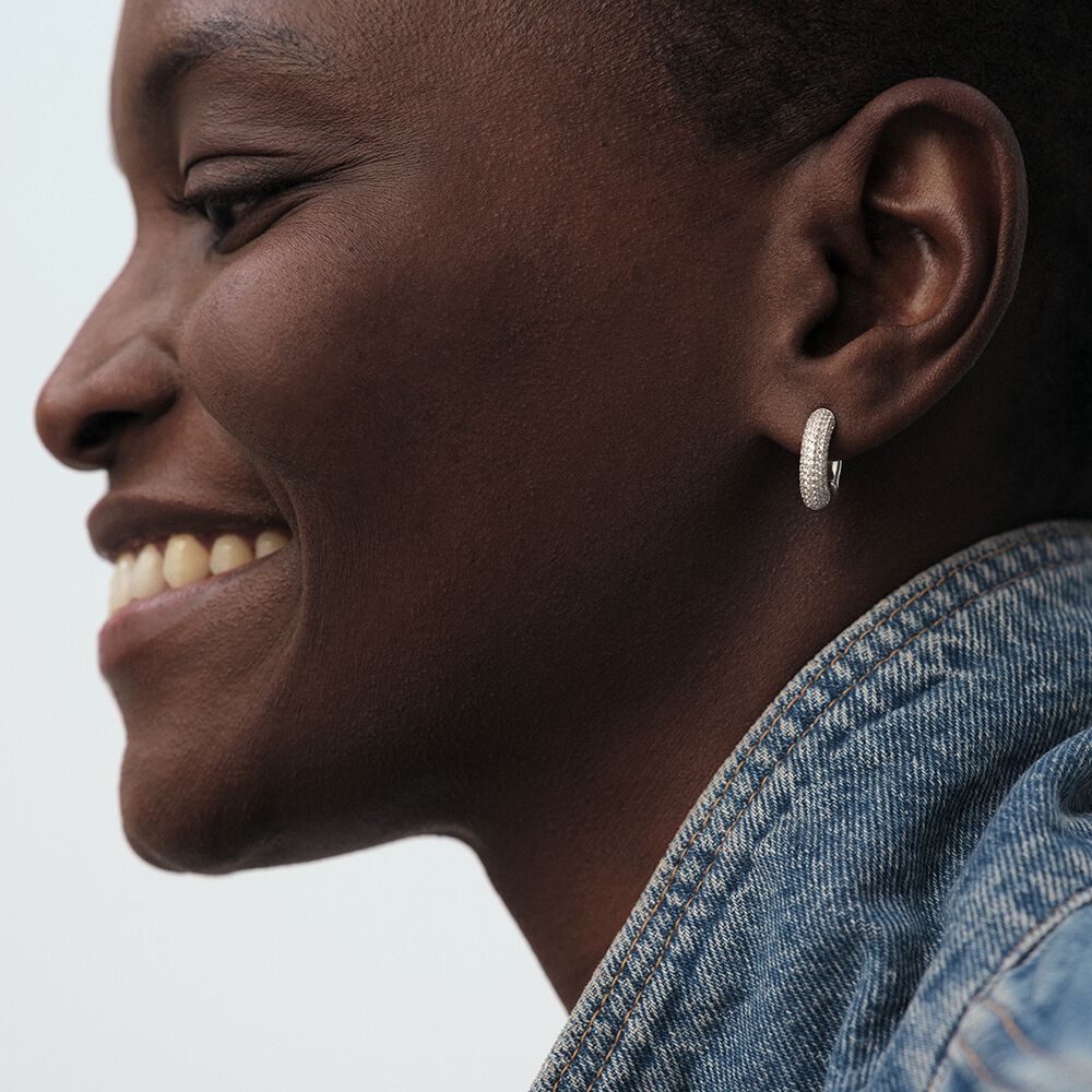 Criollas LOUIS - Cristal / Plateado - Criollas  | Agatha