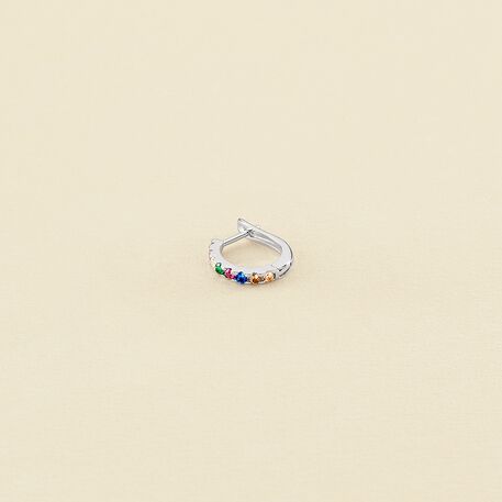 Piercing criolla COLORFUL - Multicolor / Plata - Piercings  | Agatha