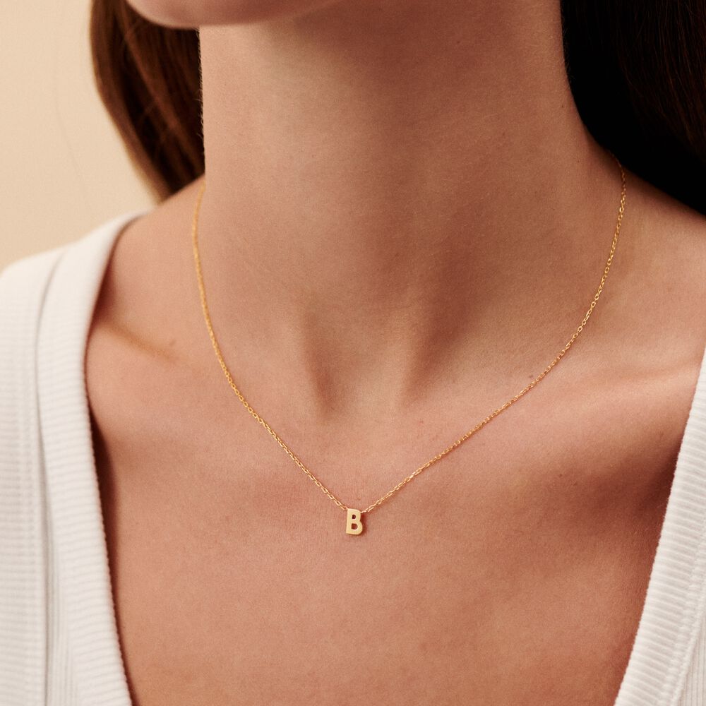 Collar corto ABC - Dorado - Collar corto  | Agatha