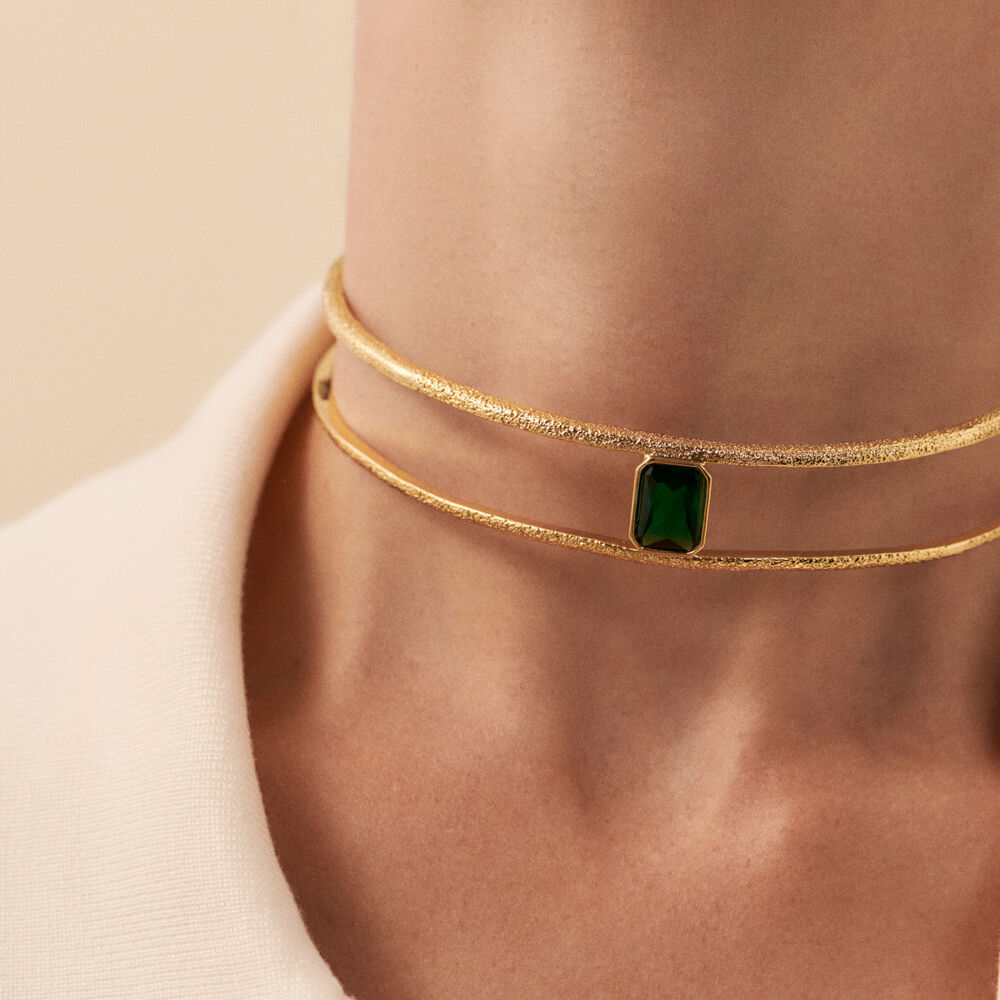 Chocker CLEOPATR Verde Dorado 02680964 658 TU Agatha