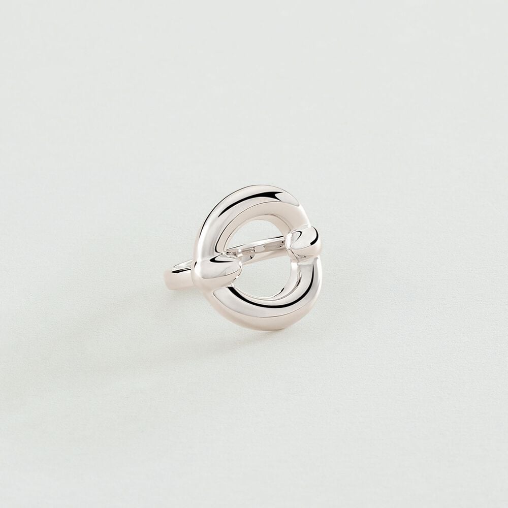 Anillo ancho INES - Plata - Anillos de fantasía  | Agatha