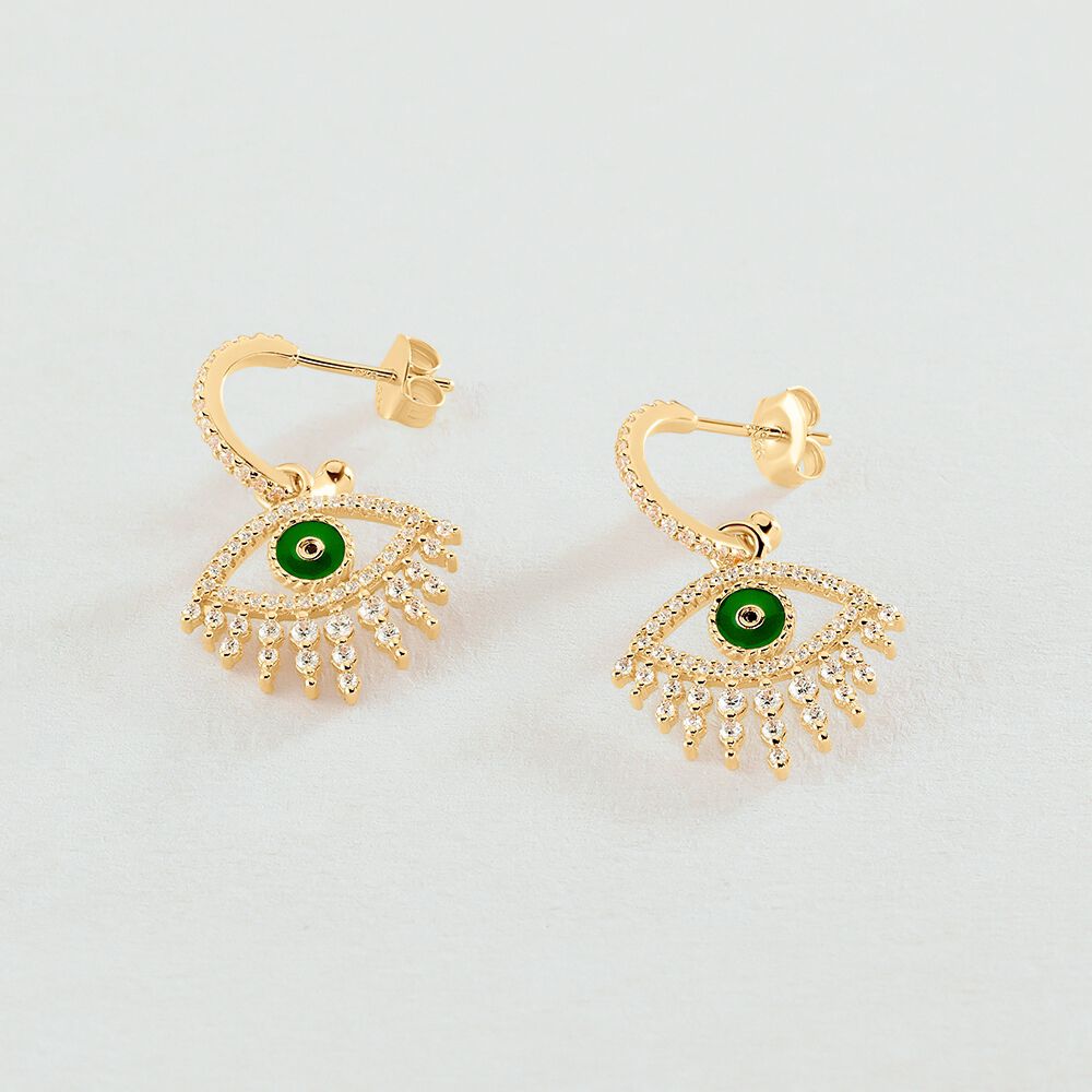 Criollas LUCKY EYE - Verde / Dorado - Criollas  | Agatha