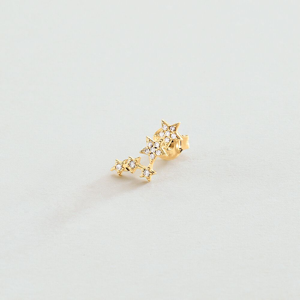 Piercing mini SHINE - Cristal / Dorado - Piercings  | Agatha