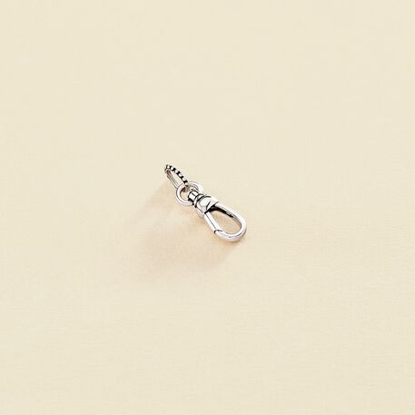 Colgante MOSQUETÓN - Plateado - Joyas  | Agatha