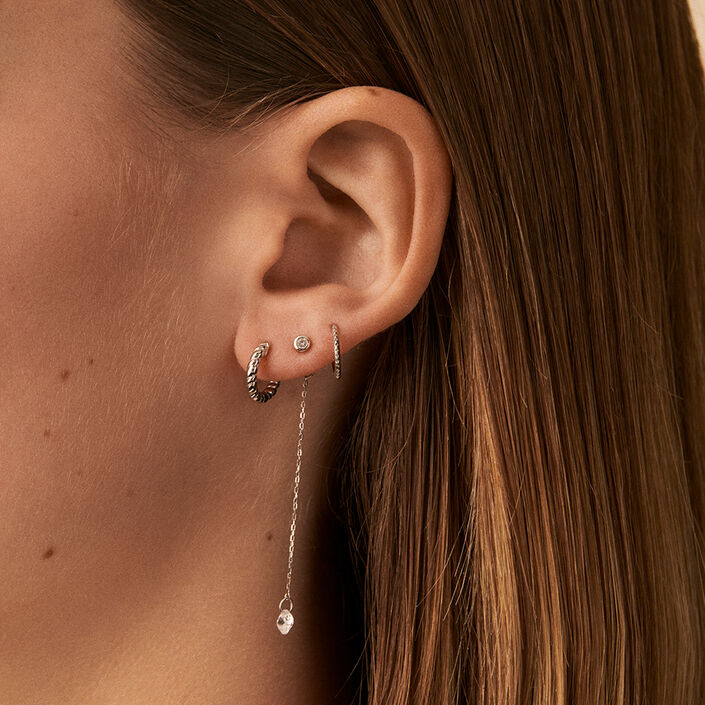 Piercing criolla TRESSEE - Plata - Piercings  | Agatha