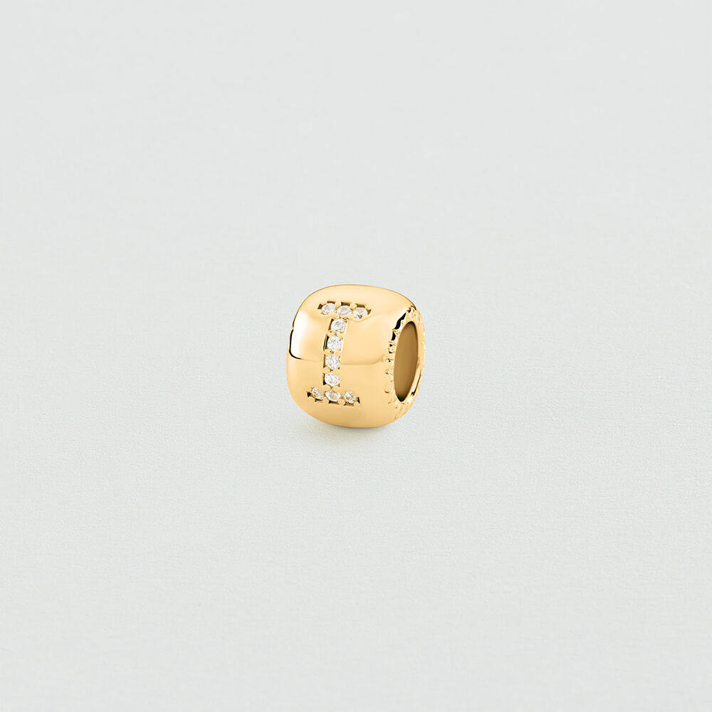 Colgante LUCKY - Cristal / Dorado - Joyas  | Agatha
