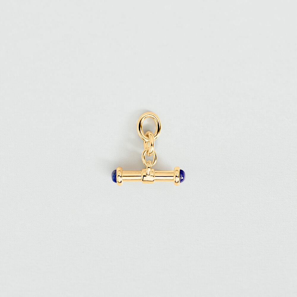 Colgante T-BAR - Azul / Oro - Joyas  | Agatha