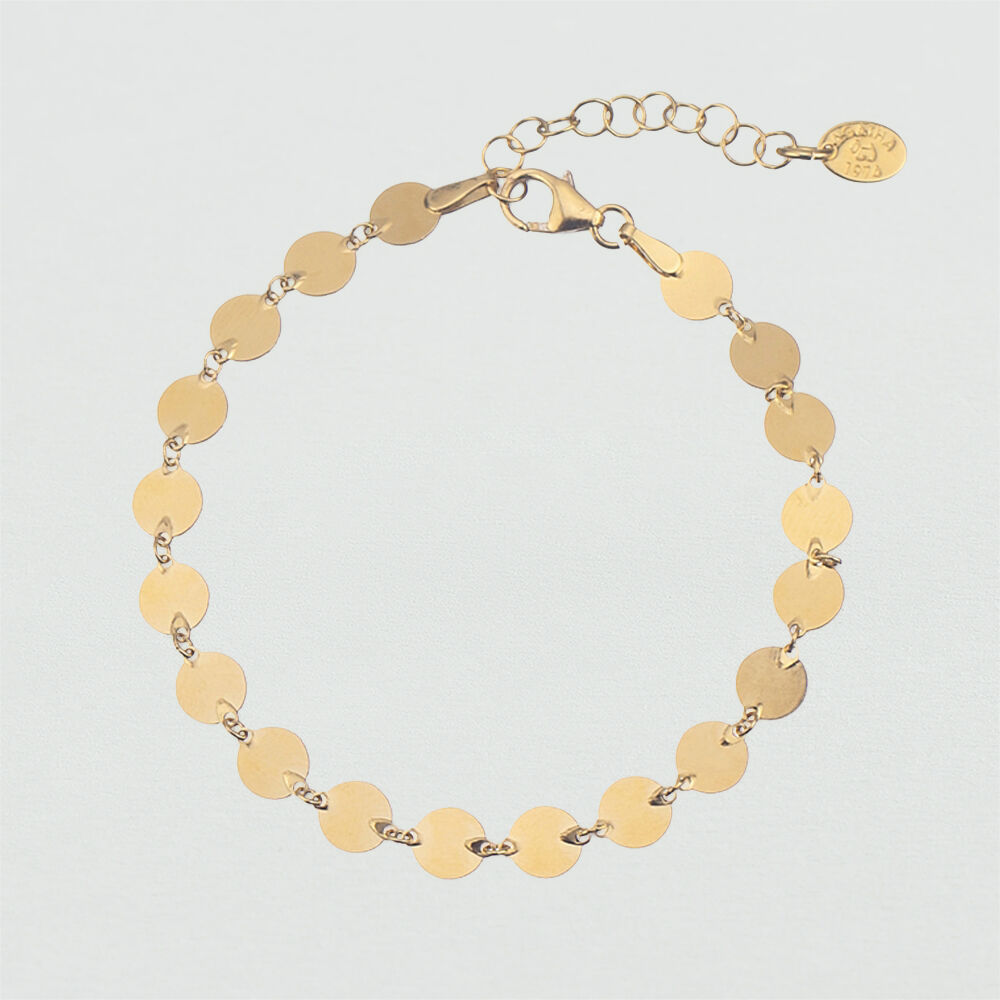 Pulsera de cadena PLACAS - Dorado - Pulsera de cadena  | Agatha