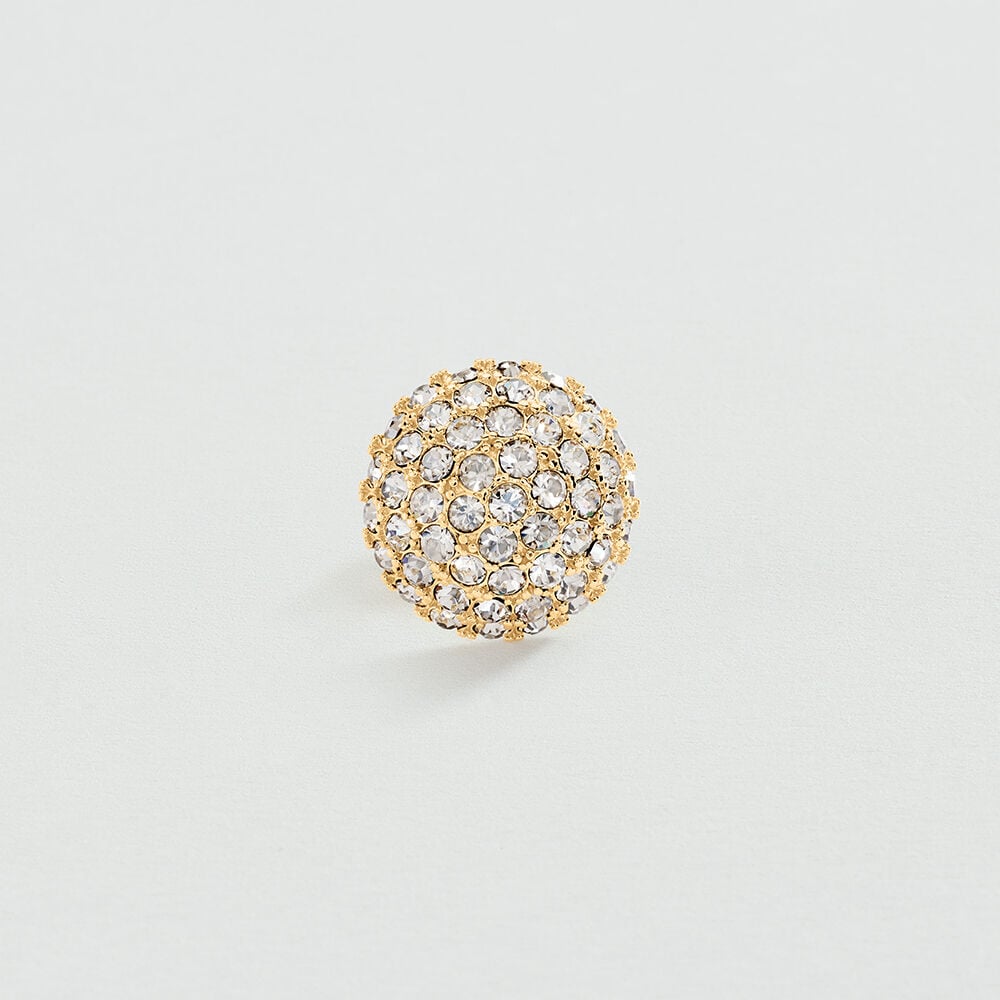 Pins LUTETIA - Cristal / Dorado - Navidad  | Agatha