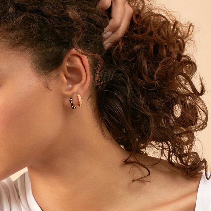 Piercing criolla MIX& MATCH - Naranja / Oro - Piercings  | Agatha