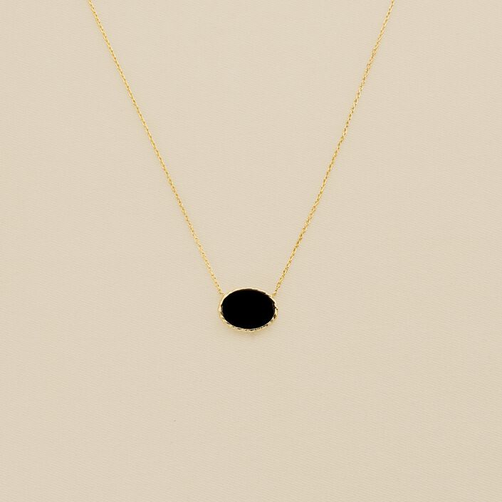 Collar midi ATMA - Onyx/ verde - Collares  | Agatha