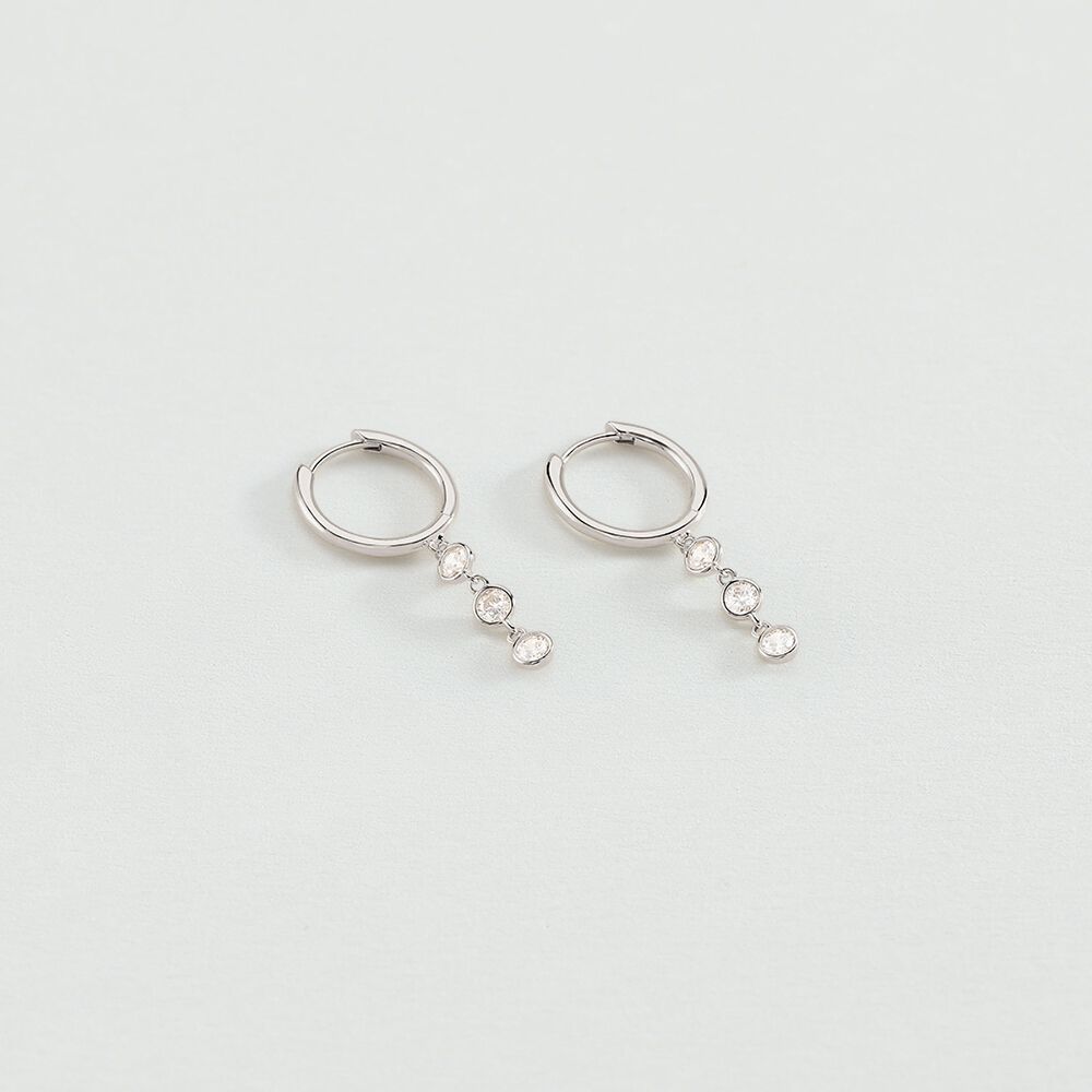 Criollas EAR5BRILLANT - Cristal / Plateado - Criollas  | Agatha