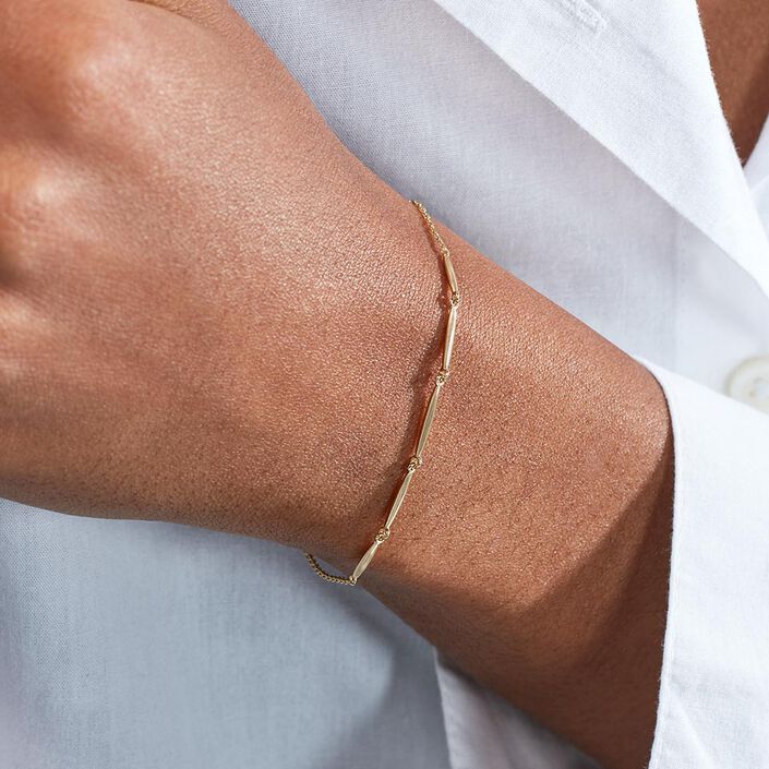 Pulsera de cadena RADIEUX - Dorado - Pulseras  | Agatha