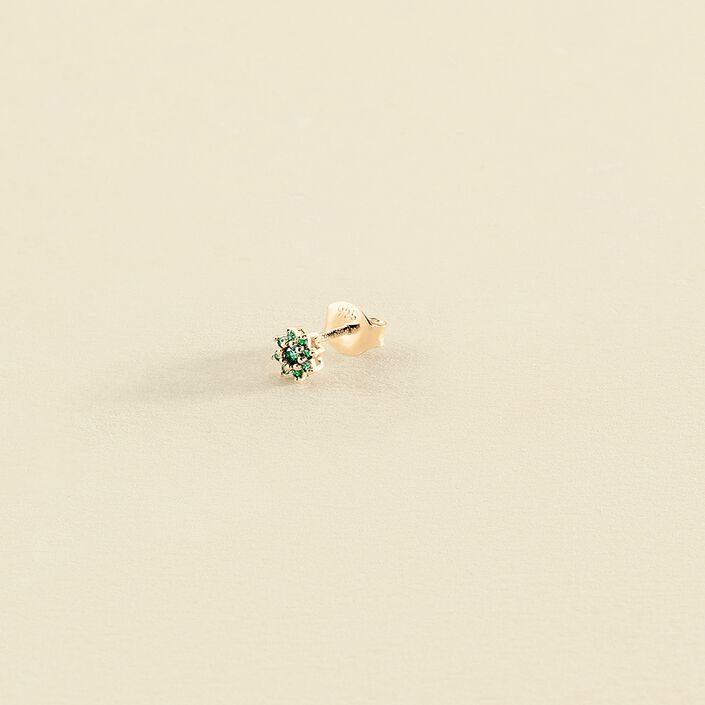 Piercing mini FLEURIE - Turquesa / Oro - Piercings  | Agatha