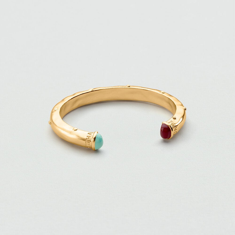 Pulsera r&iacute;gida CACTUS PANGEA - Dorado - Pulsera r&iacute;gida  | Agatha