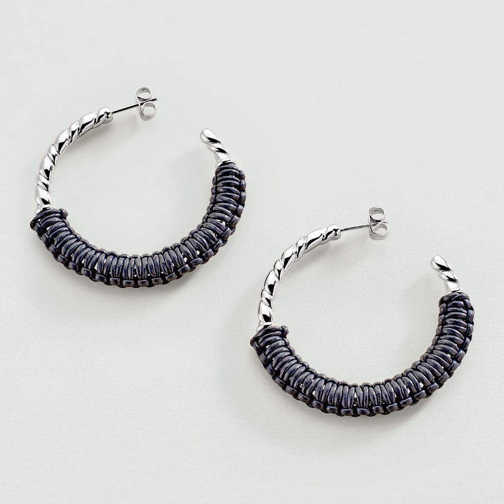 Criollas TWIGGY - Plateado / azul oscuro - Criollas  | Agatha