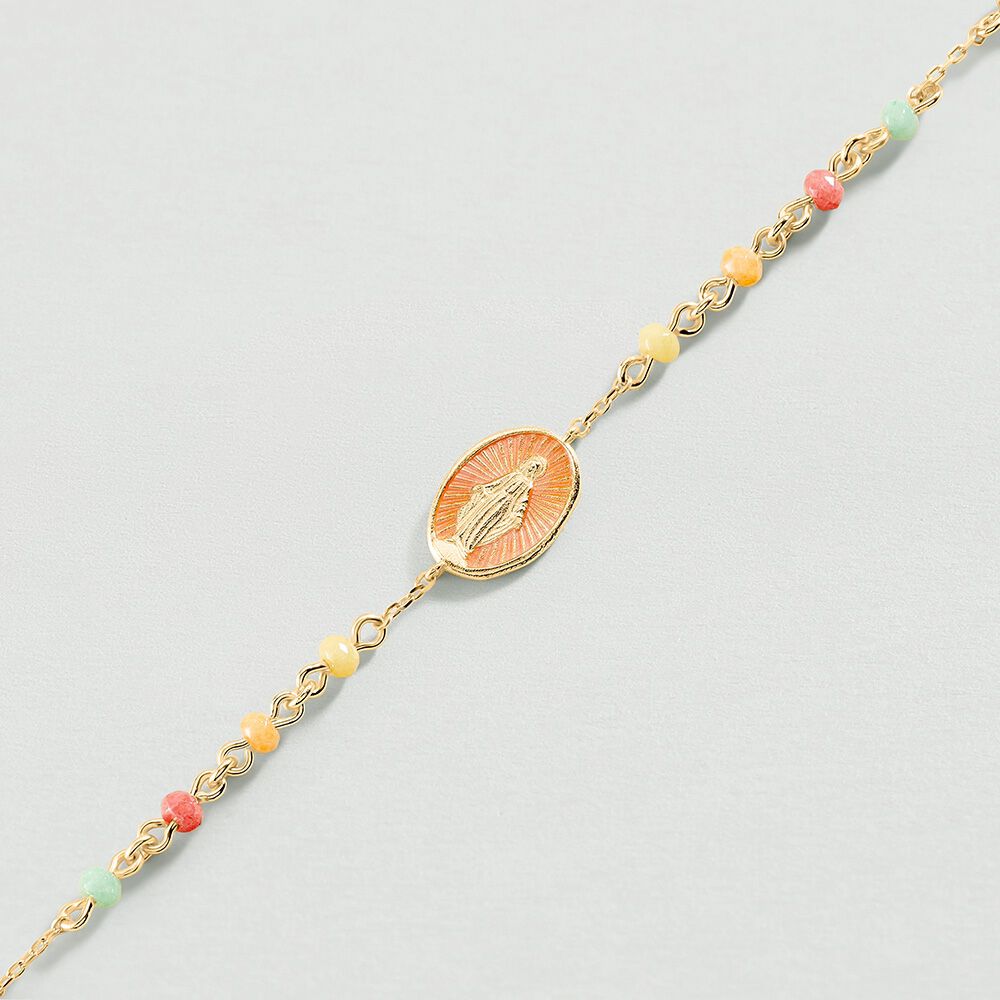 Pulsera de cadena SUNSET - Multicolor / Oro - Pulsera de cadena  | Agatha