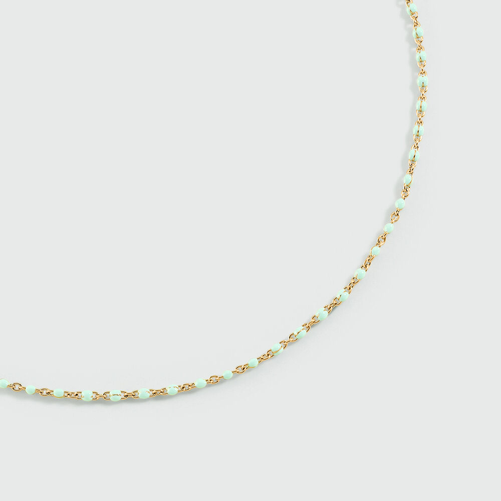 Collar corto SMARTY - Turquesa / Oro - Collar corto  | Agatha