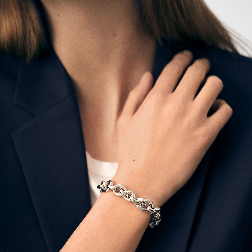 Pulsera de cadena LOULOU - Plateado - Pulsera de cadena  | Agatha