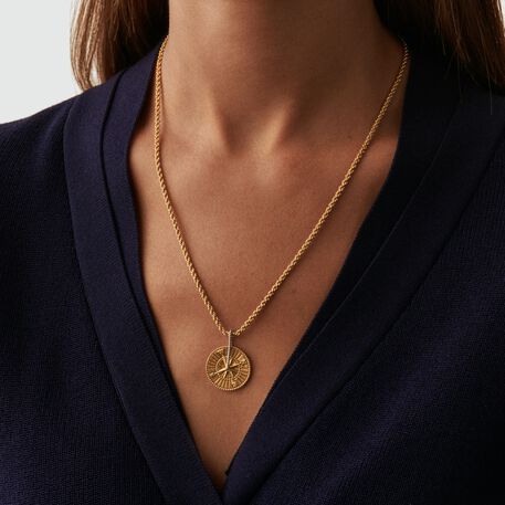 Colgante BRUJULA - Oro / Plata - Joyas  | Agatha