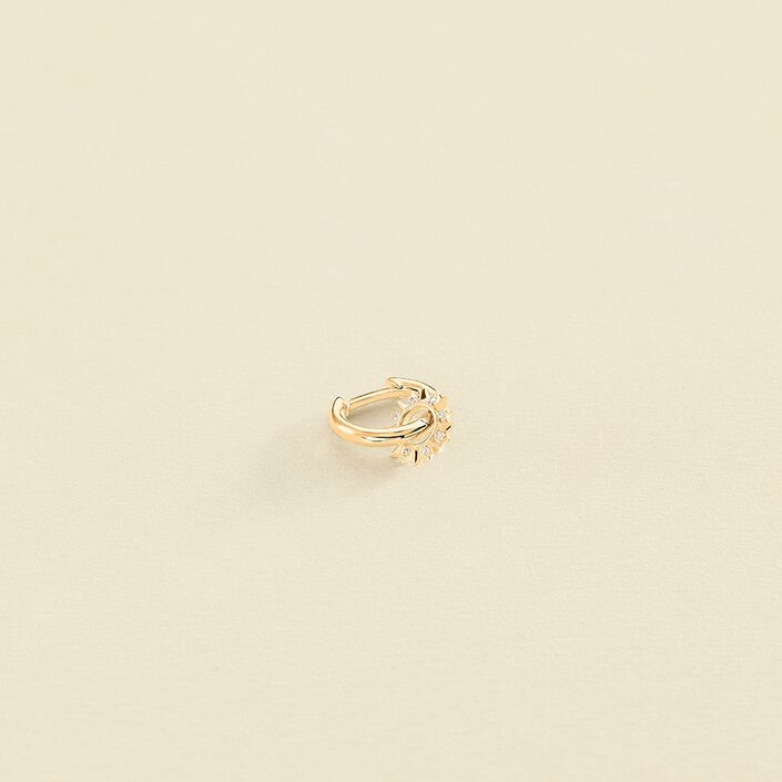 Piercing criolla SUNSHINE - Cristal / Dorado - Piercings  | Agatha