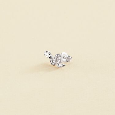 Piercing mini SNAKY - Cristal / Plateado - Piercings  | Agatha