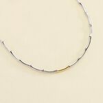 Collar corto BAMBOO - Plata / Oro - Collares  | Agatha