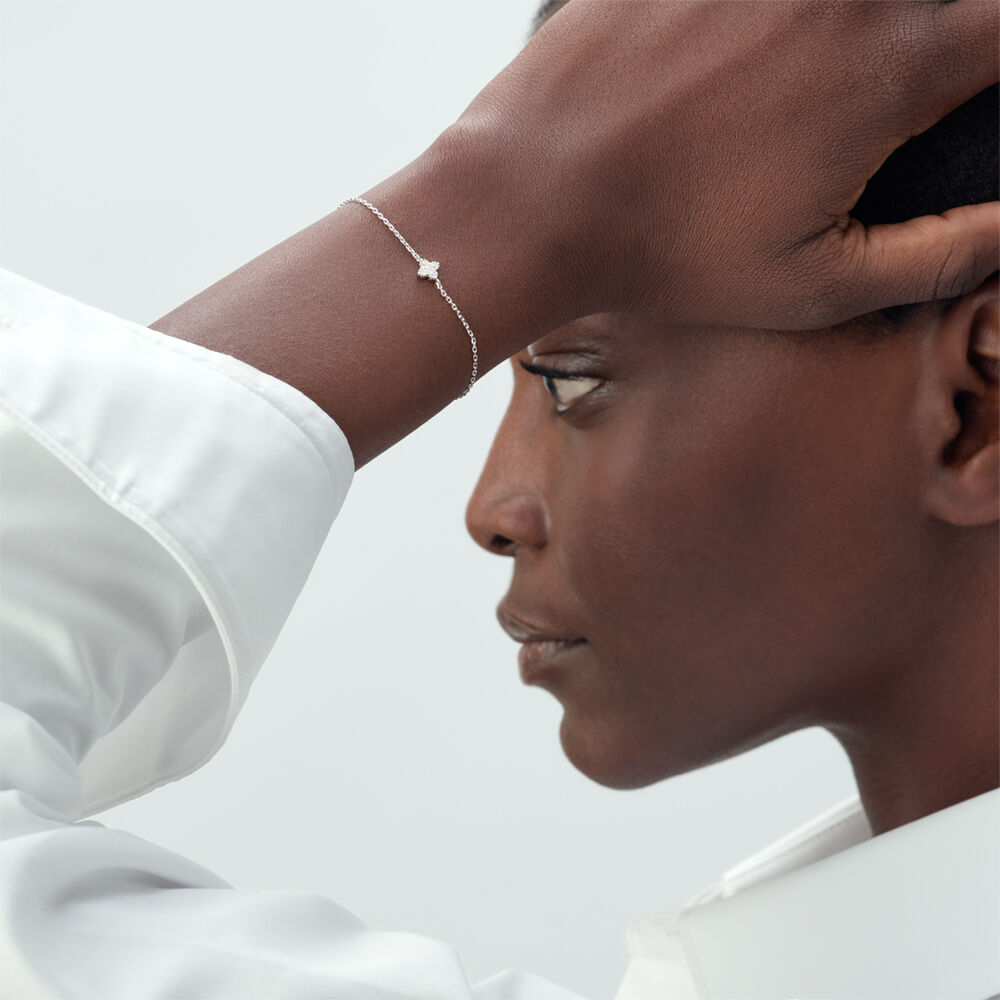 Pulsera de cadena BELOVED - Cristal / Plateado - Pulsera de cadena  | Agatha