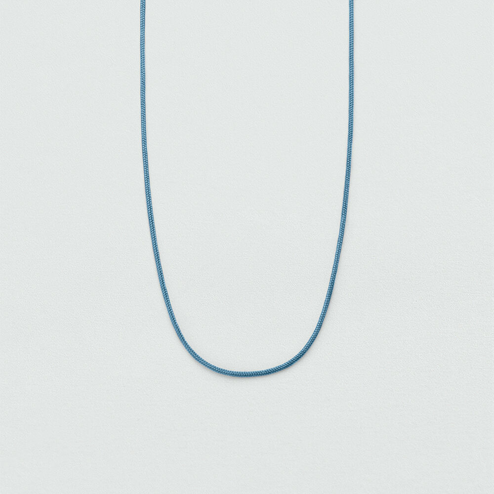 Collar corto CORD&Oacute;N TALISMANS - Azul / Plata - Collar corto  | Agatha