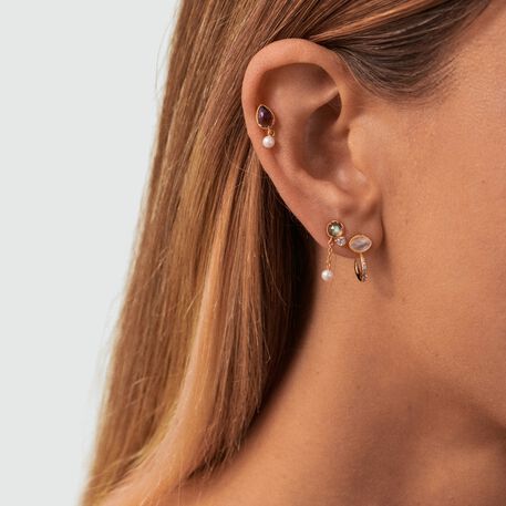 Piercing mini PRECIEUX - Violeta / Oro - Piercings  | Agatha