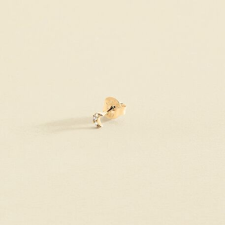 Piercing mini LUNITA - Cristal / Dorado - Piercings  | Agatha