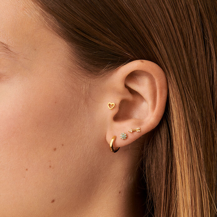 Piercing mini CORAZON - Dorado - Piercings  | Agatha