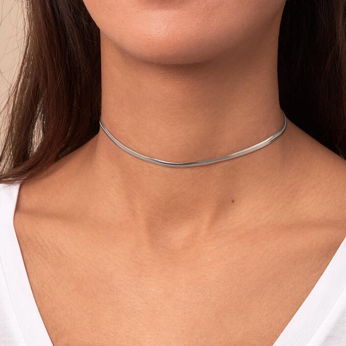 Chocker EFFLEURE - Plata - Collares  | Agatha