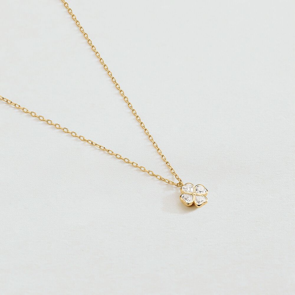 Collar corto FELICITE - Cristal / Dorado - Collar corto  | Agatha