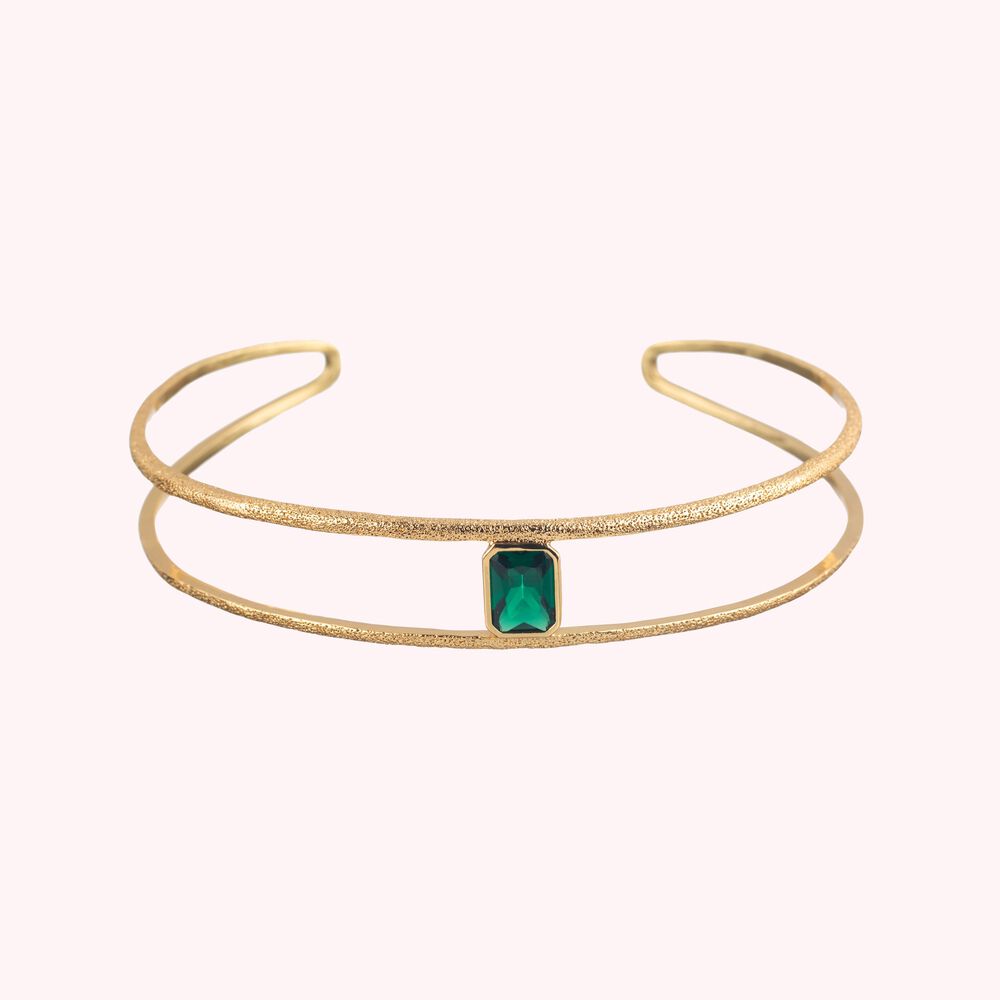 Chocker CLEOPATR - Verde / Dorado - Collares  | Agatha